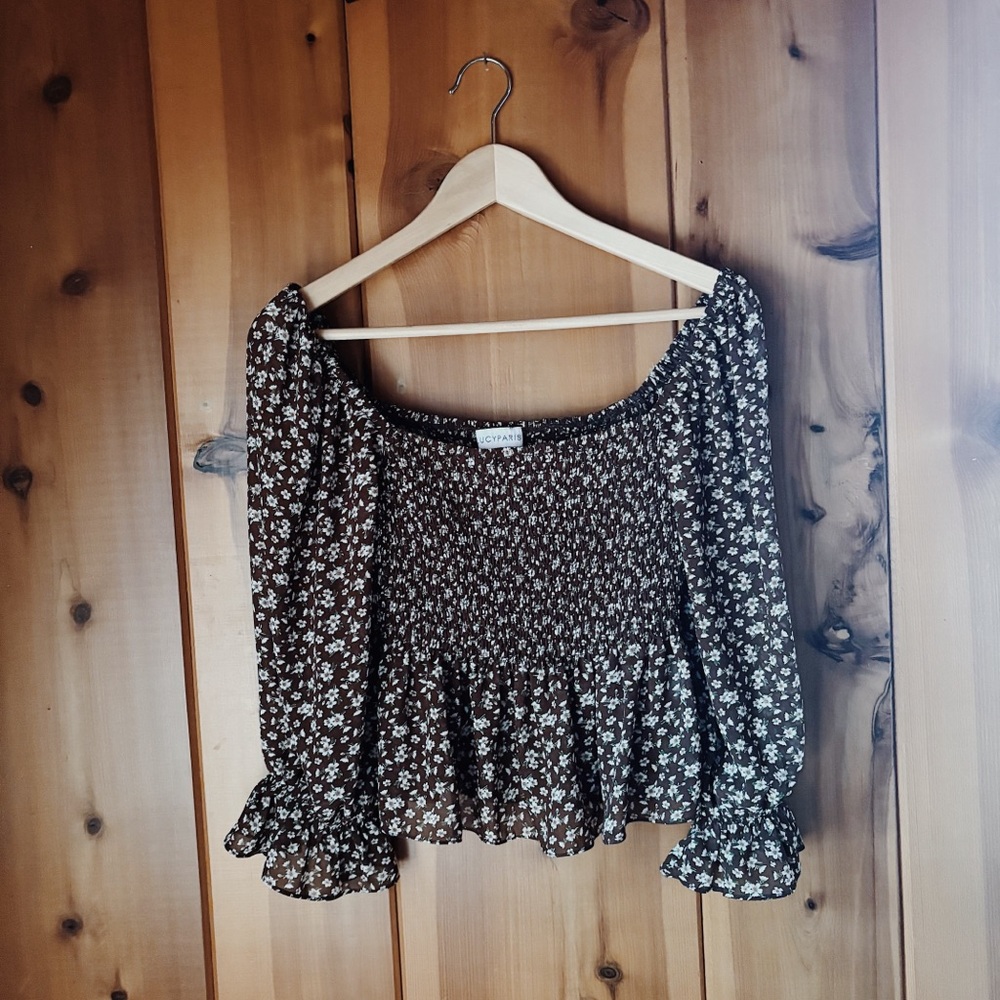 Lucy Paris • floral top